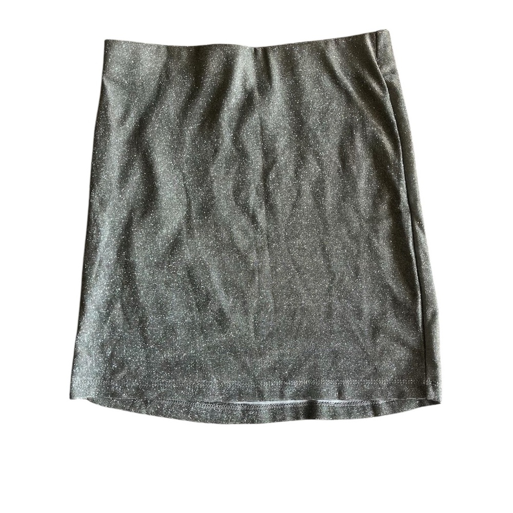 Shimmer Gold Pencil Skirt
